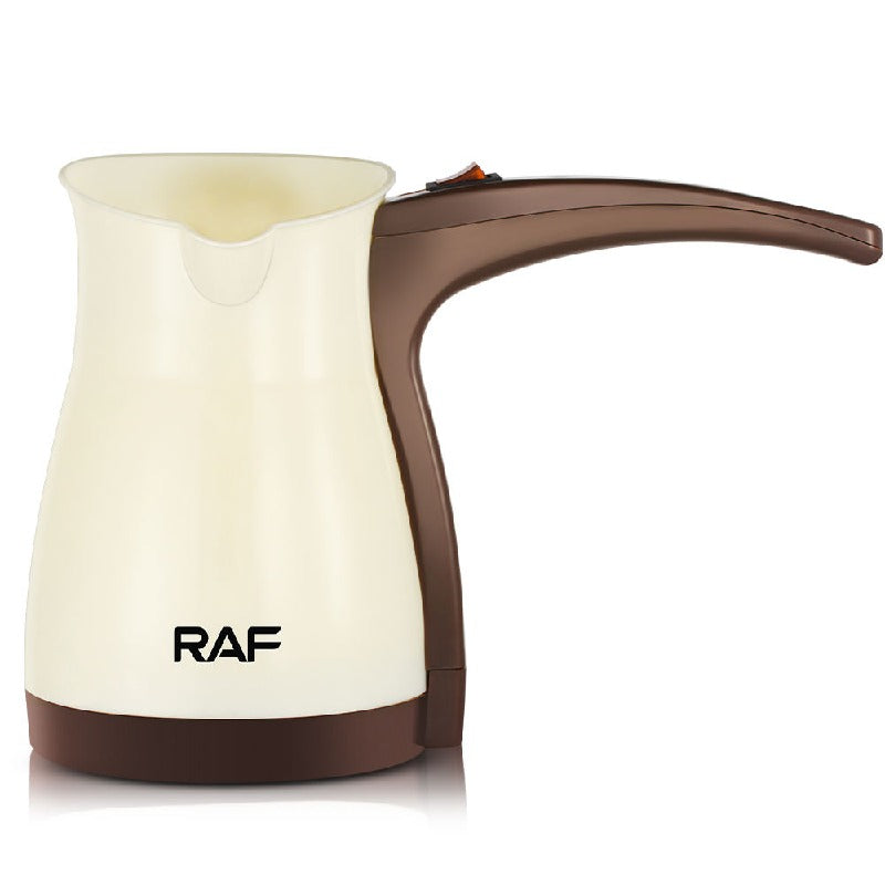 RAF Electric Turkish Coffee Pot with Stainless Steel Bottom, Overheat Protection & 500ml Capacity - 1000W
