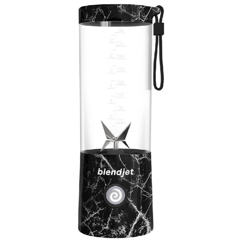 Blendjet V2 Portable Blender 16oz, Smoothie Maker, Fruit Blender, BPA-Free, 475ml, Sports Bottle, USB-C Rechargeable - Black Marble