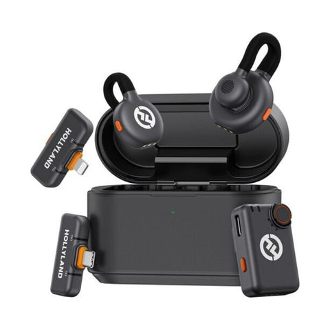 Hollyland LARK M2S Ultimate Combo Wireless Microphone System – Space Gray