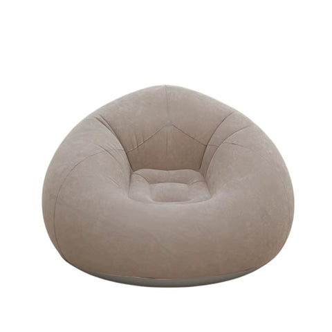 XL Single Size Inflatable Flocked Lounge Sofa Chair – 110 × 110 × 85 cm