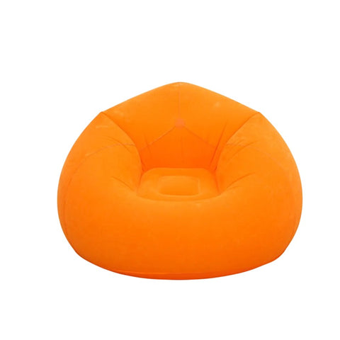 XL Single Size Inflatable Flocked Lounge Sofa Chair – 110 × 110 × 85 cm