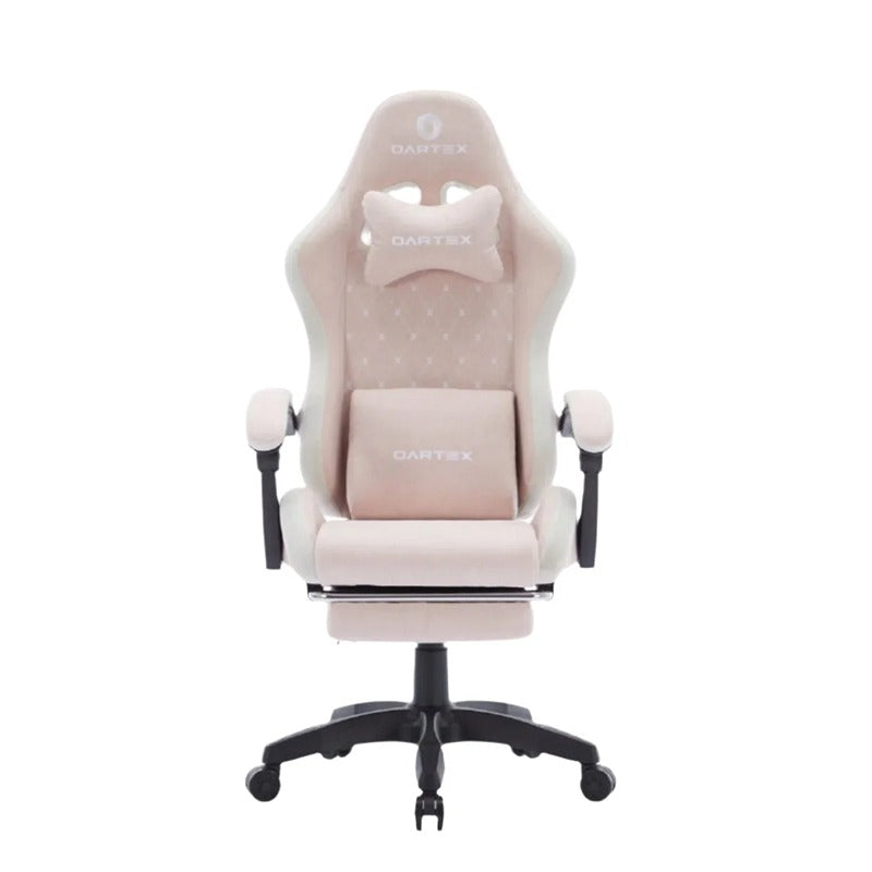 Oartex LD035 Fiber Gaming Chair - Pink & White