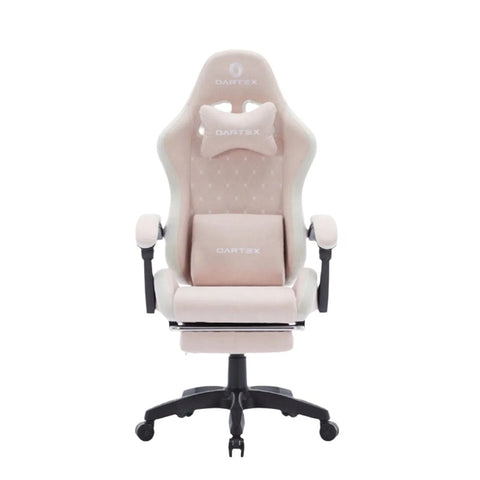Oartex LD035 Fiber Gaming Chair - Pink & White