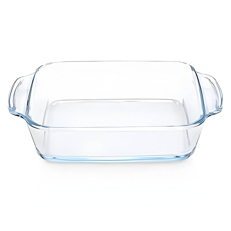 Borosil Square Borosilicate Glass Baking and Serving Dish with Handle – 800 ml