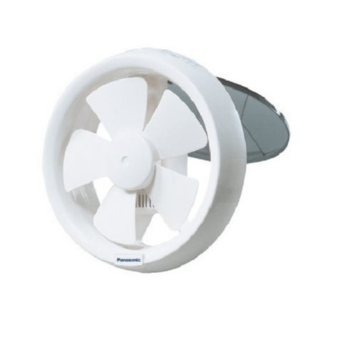 Panasonic 8-Inch Window Mount Ventilating Fan with Metallic Shutter Axis