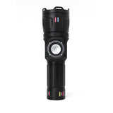 Multifunctional LED Emergency Flashlight with Built-in Bluetooth Speaker, 2000LM Bright Torch, 5400mAh Rechargeable Battery & Waterproof Design