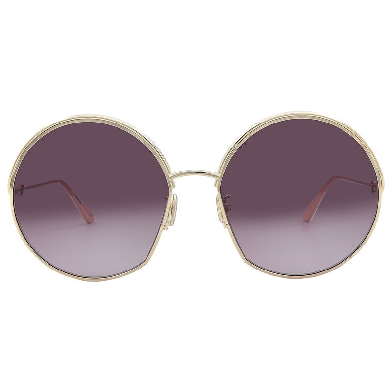 Dior EverDior R1U Bordeaux Round Ladies Sunglasses