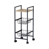 3-Tier Kitchen Organizer Cart with wheels (29 x 30 x 70 cm)