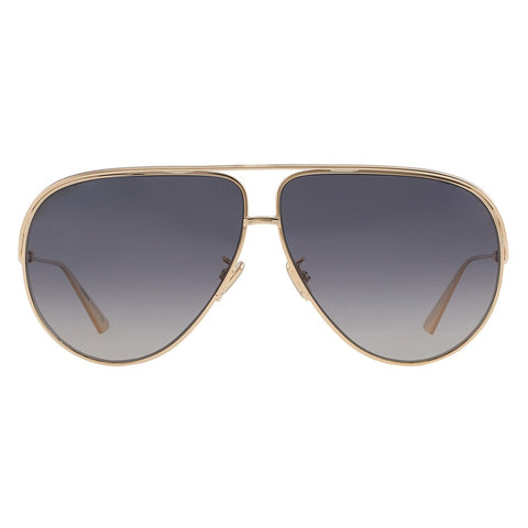 Dior Grey Shaded Pilot Ladies Sunglasses