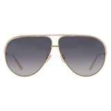 Dior Grey Shaded Pilot Ladies Sunglasses