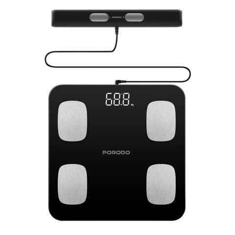 Porodo Lifestyle Precise Analysis Smart Scale - Black