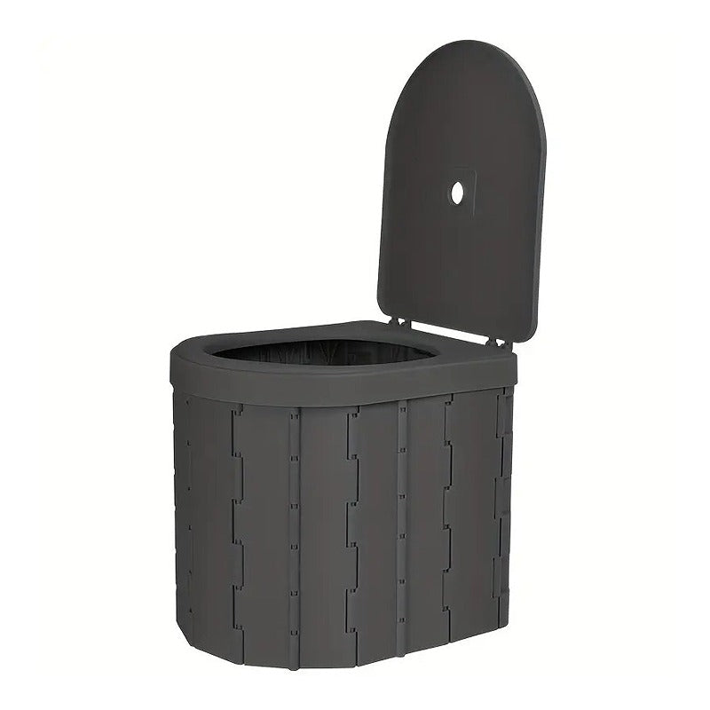 Portable Foldable Toilet Bucket & Trash Can for Outdoor & Camping
