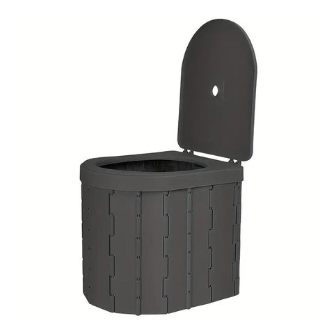 Portable Foldable Toilet Bucket & Trash Can for Outdoor & Camping