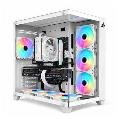 Custom Gaming PC Intel Core i5-14400F, RTX 5060Ti 8GB, 16GB RAM DDR5 6000MHz, Windows 11 Pro