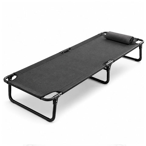Heavy Duty Foldable Camping Bed 190 x 72 x 28 cm, with 150Kg Load Capacity