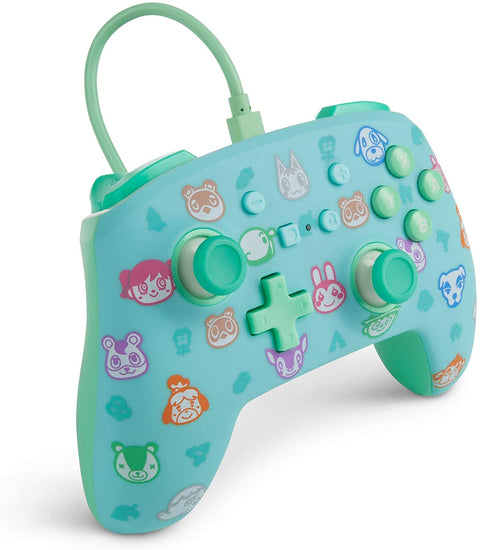 PowerA Enhanced Wired Controller for Nintendo Switch - Animal crossing