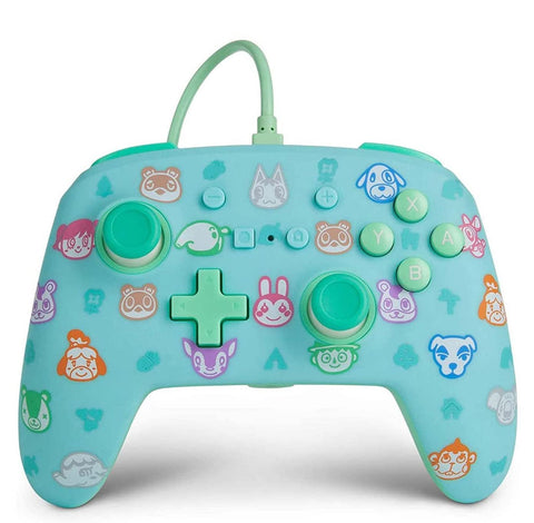 PowerA Enhanced Wired Controller for Nintendo Switch - Animal crossing