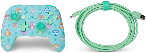 PowerA Enhanced Wired Controller for Nintendo Switch - Animal crossing