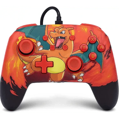 PowerA Enhanced Wired Controller for Nintendo Switch (Pokemon: Charizard Vortex)