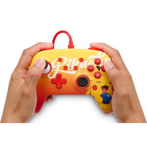 PowerA Pokémon Enhanced Wired Controller for Nintendo Switch - Oran Berry Pikachu