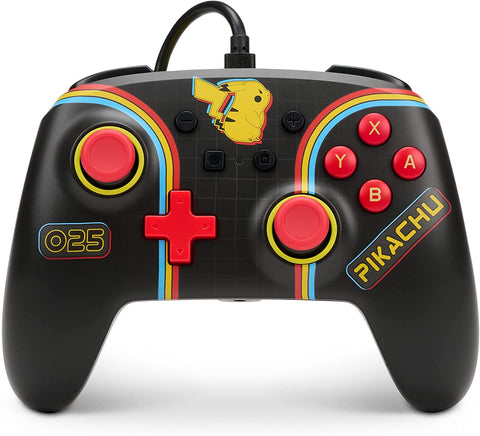 PowerA Pokemon Enhanced Wired Controller for Nintendo Switch – Pikachu Arcade