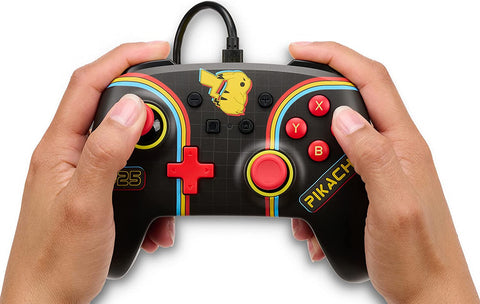 PowerA Pokemon Enhanced Wired Controller for Nintendo Switch – Pikachu Arcade