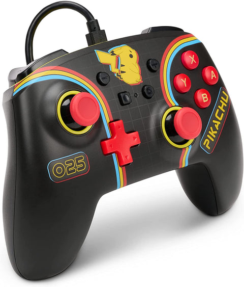 PowerA Pokemon Enhanced Wired Controller for Nintendo Switch – Pikachu Arcade