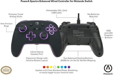 PowerA Spectra Infinity Enhanced Wired Controller For Switch