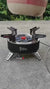 KKF Portable 5-Burner Camping Gas Stove with Windproof, Folding Design & Storage Bag - 11000W