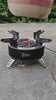 KKF Portable 5-Burner Camping Gas Stove with Windproof, Folding Design & Storage Bag - 11000W