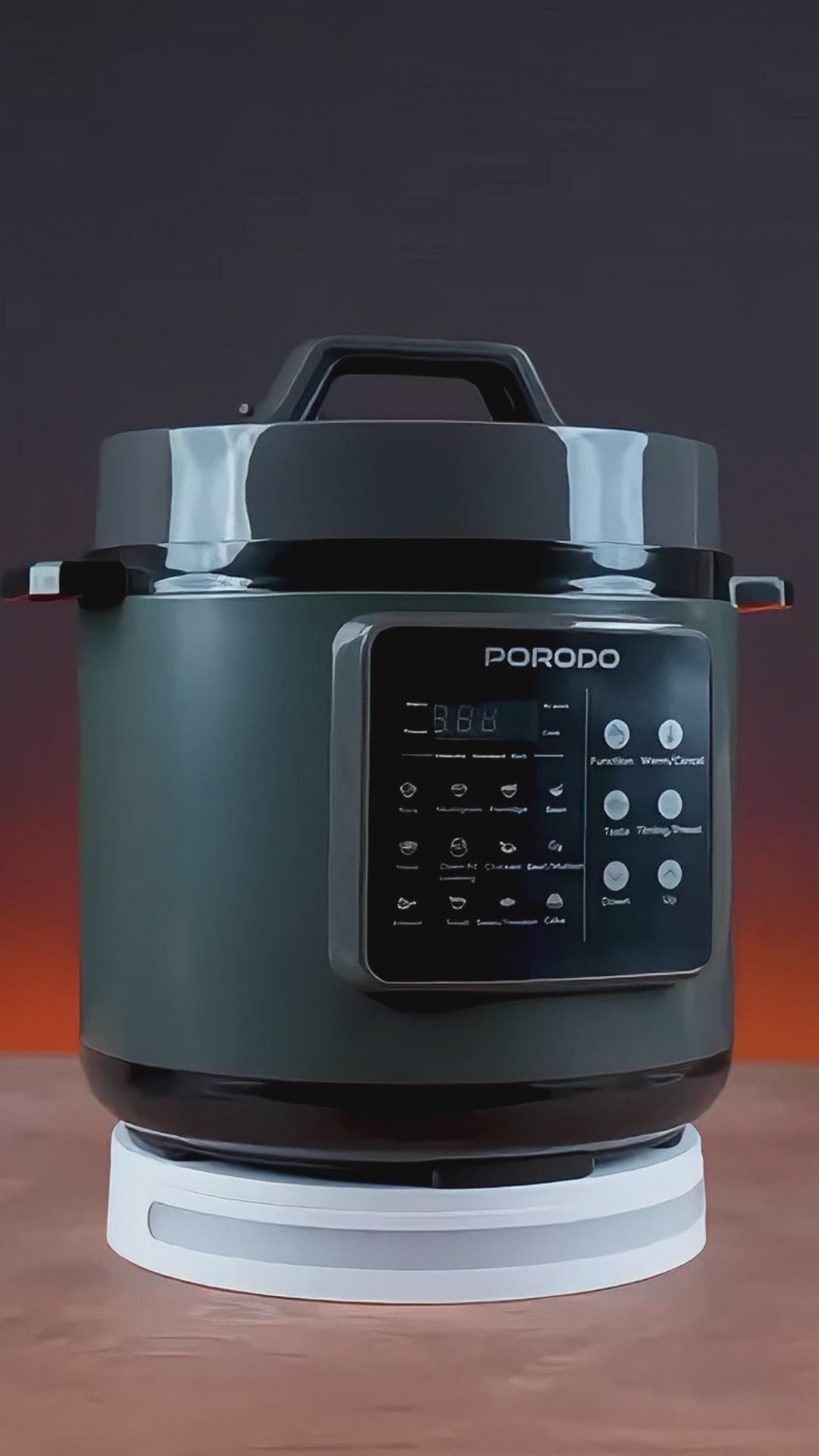 Porodo Lifestyle 1300W Multi-Cuisine Pressure Cooker, 6L – Black