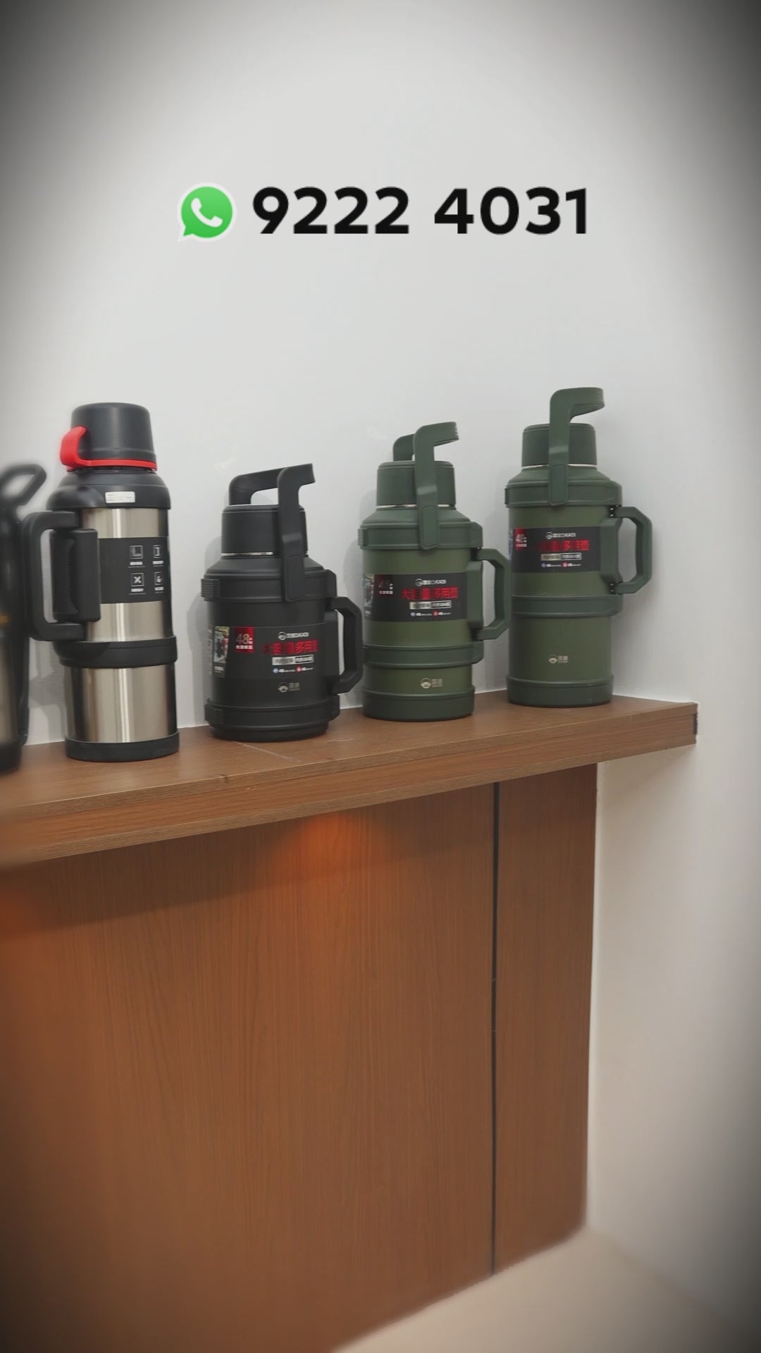 D.kadi Vacuum Bottle 5L - Green