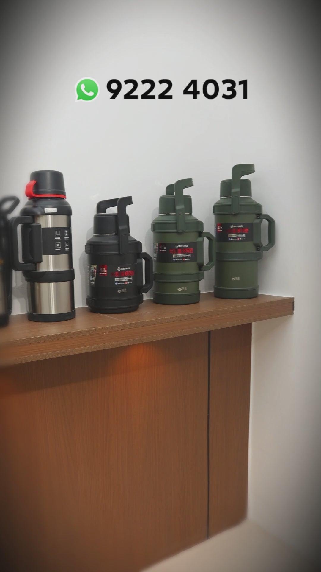 D.Kadi KD7067, Gym Outdoor Sports Vacuum Water Bottle - 1500ml
