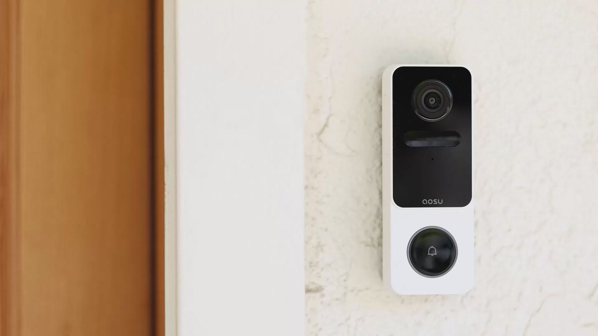 Aosu V8E, Video Doorbell SE – 3MP HD, 170° Wide View, AI Detection, Battery Powered