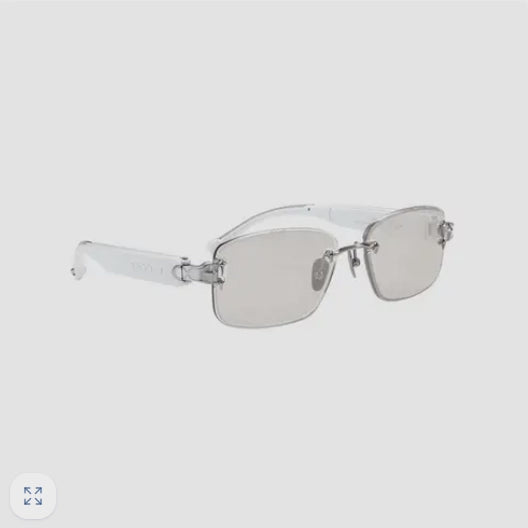 Chamelo Aura Touch Prismatic Smart Sunglasses with Color-Changing Lenses - Calm Mirror / White Frame