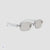 Chamelo Aura Touch Prismatic Smart Sunglasses with Color-Changing Lenses - Calm Mirror / White Frame