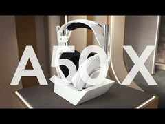 سماعة الألعاب اللاسلكية Logitech Astro A50 X LIGHTSPEED + محطة القاعدة، PRO-G GRAPHENE، PLAYSYNC عبر Xbox Series X|S + PS5 + الكمبيوتر الشخصي/mac، بلوتوث، HDMI 2.1 Passthru - أسود