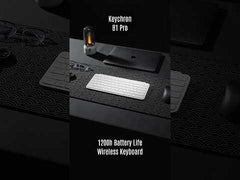 Keychron, B1 Pro Ultra-Slim Wireless 75% ZMK Custom Keyboard for Windows & Mac, English/Arabic - Space Grey