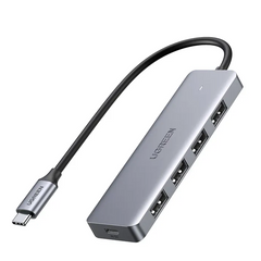 UGREEN 4-Port USB3.0 Hub with USB-C Power Supply