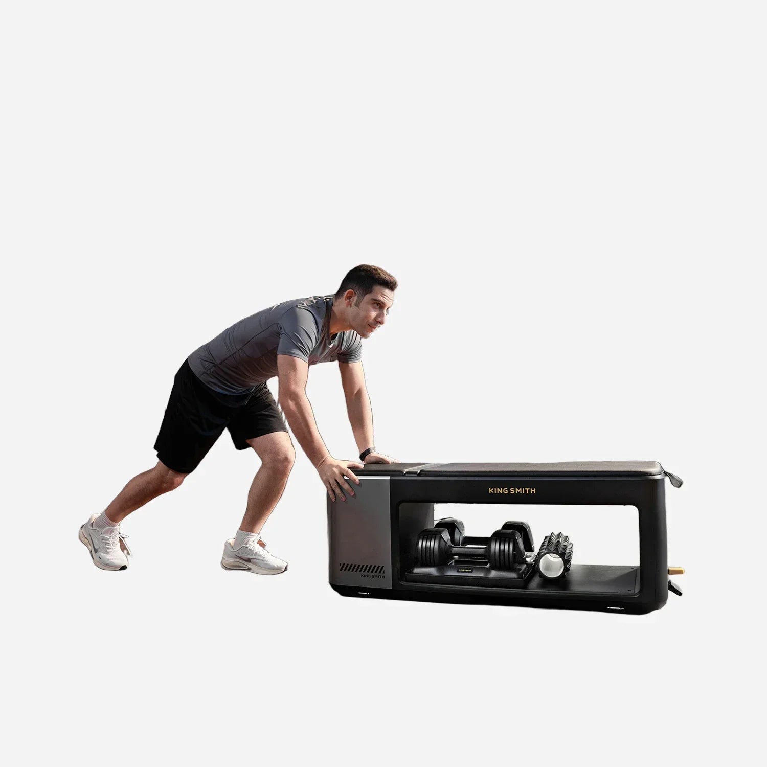 KingSmith BX2 Multifunctional Fitness Bench with 2 Dumbbells