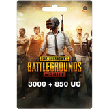 PUBG Game Point - (3000 + Free 850 UC) - $50