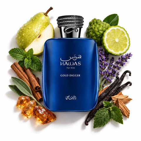 Rasasi Hawas Gold Digger EDP For Him - 100 Ml