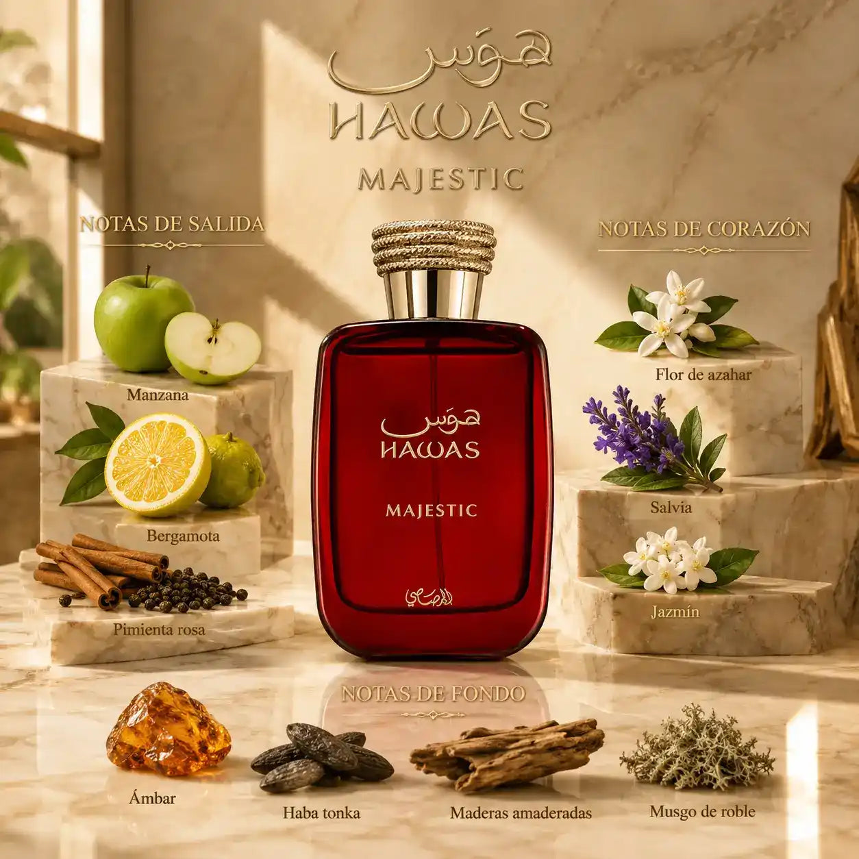 Rasasi Hawas Majestic EDP For Unisex - 100 Ml