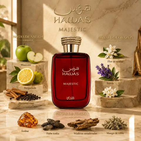 Rasasi Hawas Majestic EDP For Unisex - 100 Ml