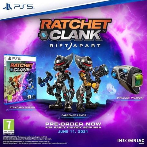 لعبة Ratchet & Clank Rift Apart لجهاز PS5 نسخة PAL مغامرات وأكشن
