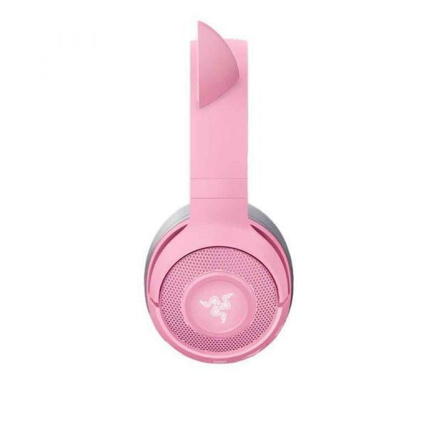 Razer Kraken BT Kitty Edition - Wireless Bluetooth Headset with Chroma RGB - Quartz Pink - Level UpRazerHeadset8886419378723