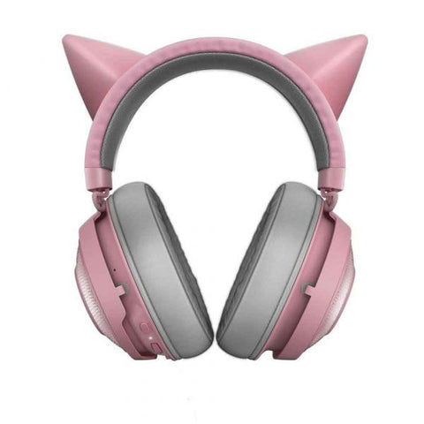 Razer Kraken BT Kitty Edition - Wireless Bluetooth Headset with Chroma RGB - Quartz Pink