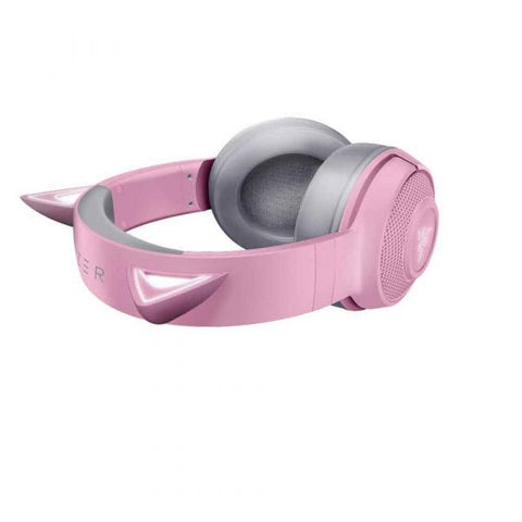 Razer Kraken BT Kitty Edition - Wireless Bluetooth Headset with Chroma RGB - Quartz Pink