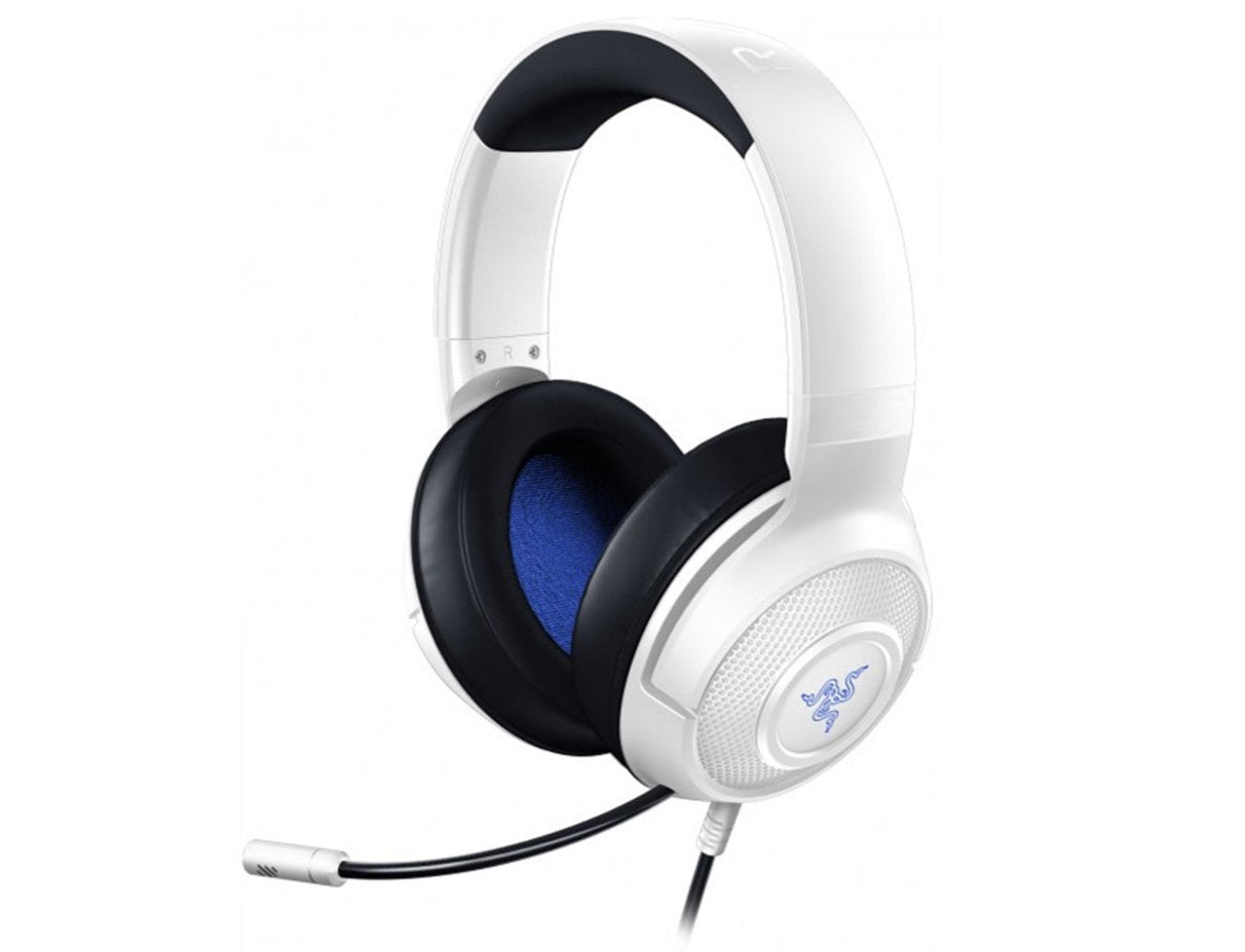 Razer Kraken X Console for PS5 Wired Gaming Headset - White - Level UpRazerHeadsets8886419379157