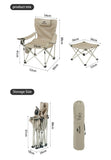 Naturehike T05J Recliner Chair with Table - Khaki